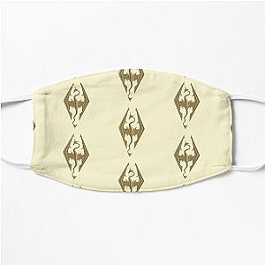 Sun Yellow Skyrim Logo Flat Mask