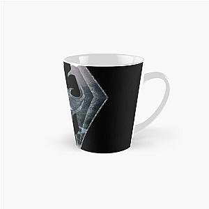 Skyrim Logo with Mountain Background  Classic T-Shirt.png Tall Mug