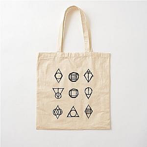 Skyrim Secret Shadowmarks Thieves Guild Transparent Carving Thief Guild Cotton Tote Bag