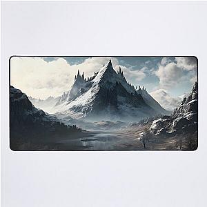 Landscape from Skyrim Desk Mat