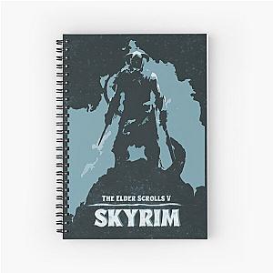 Skyrim Digital - Blue Spiral Notebook