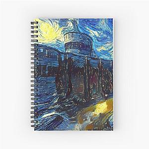 Fort Dawnguard Skyrim Starry Night Spiral Notebook