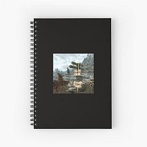 10 point crossing Sign Post  -  Skyrim Spiral Notebook