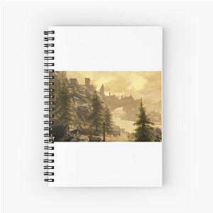 Skyrim landscape Spiral Notebook