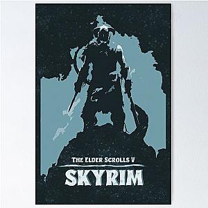 Skyrim Digital - Blue Poster