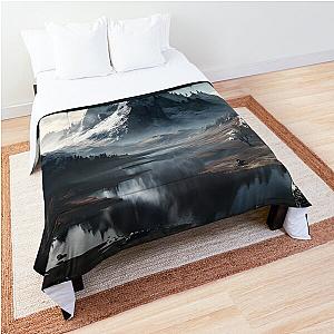 Landscape from Skyrim Comforter