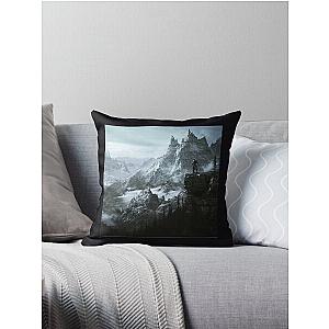 Elder Scrolls Skyrim View	 Throw Pillow