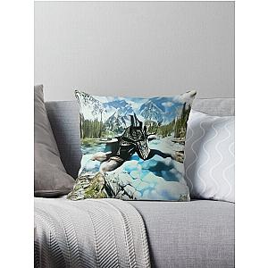 Skyrim Wilderness Throw Pillow