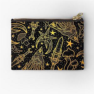 Nerevar's Incarnate - Morrowind Gold Pattern - GOTY Edition Inspired Scrolls Elder Online Fantasy RPG Dunmer Zipper Pouch