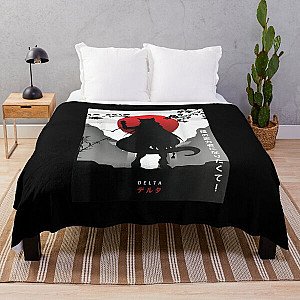 Delta Japanese Theme - The Eminence in Shadow Throw Blanket RB0104