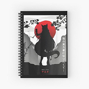 Delta Japanese Theme - The Eminence in Shadow Spiral Notebook RB0104