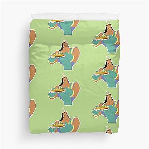 Kronk Emperors New Groove Spinach Puffs Duvet Cover