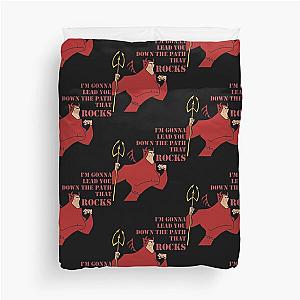 Kronk Devil - Emperors New Groove - Lead You Down The Path That Rocks Duvet Cover