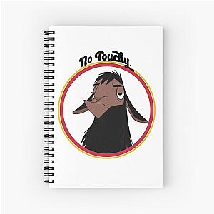 Kuzco NO TOUCHY sad llama emperor's new groove emperor david spade back off no touch funny gift Spiral Notebook