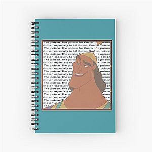 Kronk-s Contemplation - Kronk from -The Emperor-s New Groove- Spiral Notebook