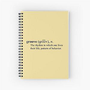 Groove Spiral Notebook