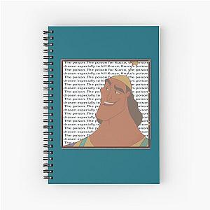 Kronk-s Contemplation - Kronk from -The Emperor-s New Groove-   Spiral Notebook