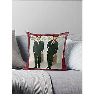 It's Everly Time,  Everly Brothers, Rockabilly, Rock and Roll, The Everly Brothers,  lp, record, vinyl Throw Pillow