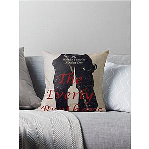 Everly Brothers, A Date With The Everly Brothers, Rockabilly Throw Pillow