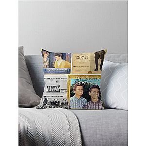 The Everly Brothers  Throw Pillow