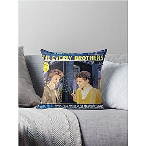 Everly Brothers, A Date With The Everly Brothers, Rockabilly Throw Pillow