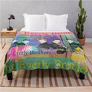 The Everly Brothers Portrait Throw Blanket