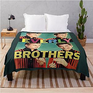 The Everly Brothers Modern Screen 1958  Throw Blanket