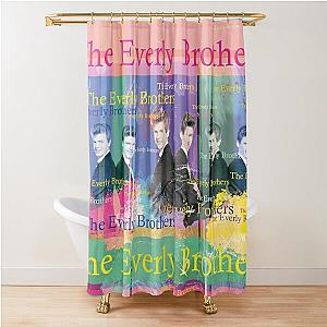 The Everly Brothers Portrait Shower Curtain