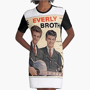 The Everly Brothers 1958 Rockabilly ep cover Graphic T-Shirt Dress