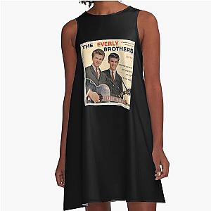 The Everly Brothers 1958 Rockabilly ep cove A-Line Dress