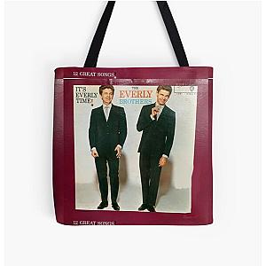 It's Everly Time,  Everly Brothers, Rockabilly, Rock and Roll, The Everly Brothers,  lp, record, vinyl All Over Print Tote Bag