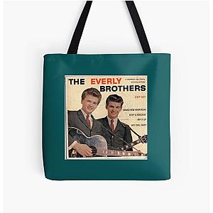 The Everly Brothers 1958 Rockabilly ep cove All Over Print Tote Bag