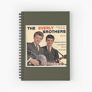 The Everly Brothers 1958 Rockabilly ep cove Spiral Notebook