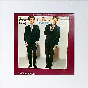 It's Everly Time,  Everly Brothers, Rockabilly, Rock and Roll, The Everly Brothers,  lp, record, vinyl Poster