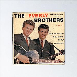 The Everly Brothers 1958 Rockabilly ep cover Poster