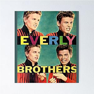 The Everly Brothers Modern Screen 1958  Poster