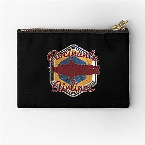 Rocinante Airlines Distressed Badge Zipper Pouch