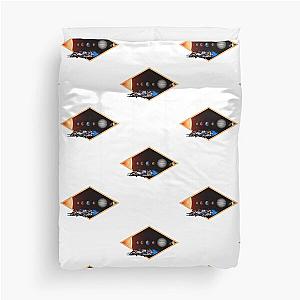 Rocinante Solar System Black Sci-Fi Duvet Cover