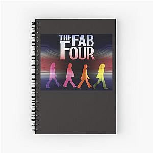 music the fab four 2 Classic Spiral Notebook