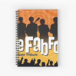 music the fab four 3 Spiral Notebook