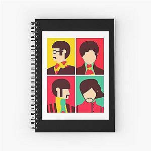 The Fab Four - Minimalist Gift For Men and Women, Gift For Fans, Christmas Day Spiral Notebook