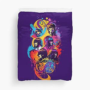 Tribute to the Fab Four Duvet Cover