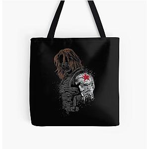 Gifts For Men Bucky Falcon And The Winter Soldier Halloween All Over Print Tote Bag