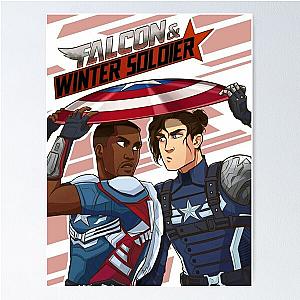 Falcon and The winter soldier Poster