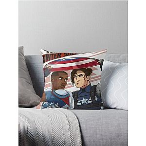 Falcon and The winter soldier Throw Pillow