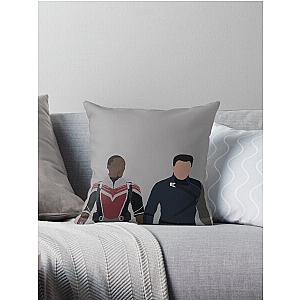 The Sam and bucky show Throw Pillow