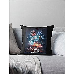 Vintage Photograp The Falcon And The Winter Soldier Christmas Throw Pillow