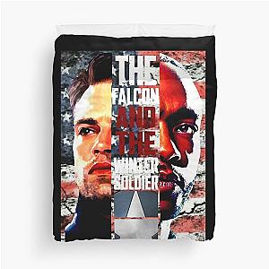 Vintage Retro Soldier And The Falcon Flag Version Halloween Duvet Cover