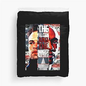 Soldier and the Falcon flag version Duvet Cover