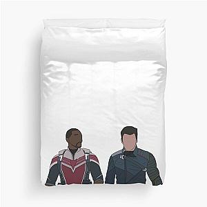 the falcon and the winter soldier Duvet Cover